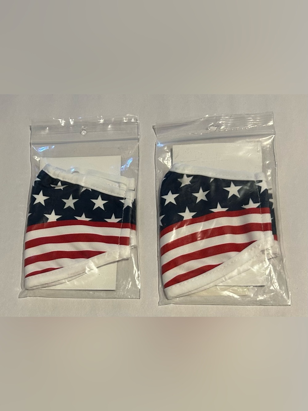 New 2 Packages 3-Ply Alleson Masks Washable Reusable Flag Design made in Mexico